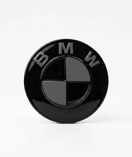 BMW Badge Grey Shadow