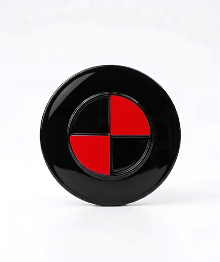 BMW Badge Red Velvet