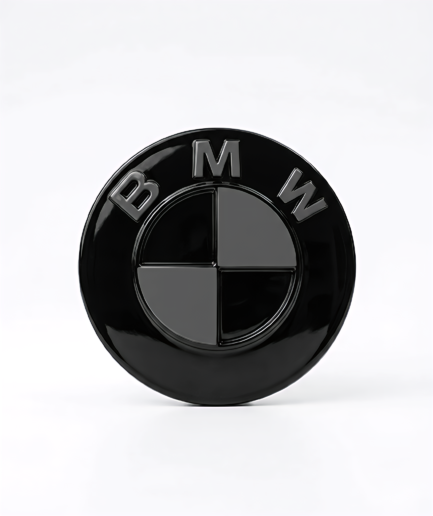 BMW Badge Grey Shadow