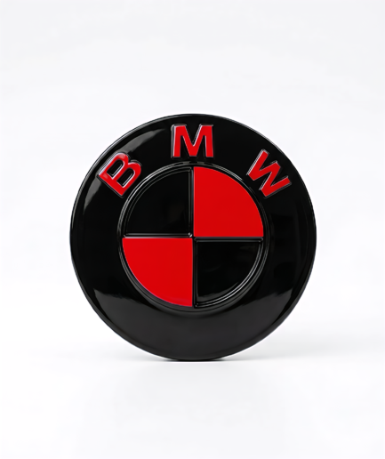 BMW Badge Red Velvet